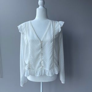 Zara ivory blouse